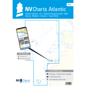 NV Charts - ATL 3 - NV Atlas Atlantic - Atlantic Islands / Madeira - Canary Islands - Azores - Cape Verdes