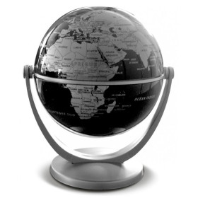 Mappemonde 10 cm Globe tournant noir politique