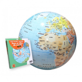 Caly Globe gonflable - Pays et villes du monde Maxi 42 cm