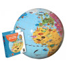 Globe gonflable maxi Glossy merveilles de monde 42 cm