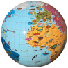 Globe gonflable maxi Glossy merveilles du monde 42 cm