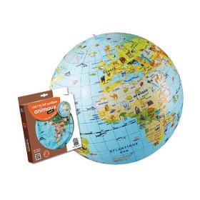 Caly Globe gonflable - Animaux Maxi 50 cm