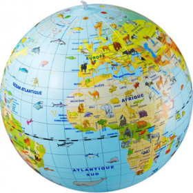 Caly Globe gonflable - Animaux Maxi 50 cm