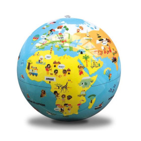 Caly Globe gonflable - Les P'tits voyageurs 30 cm