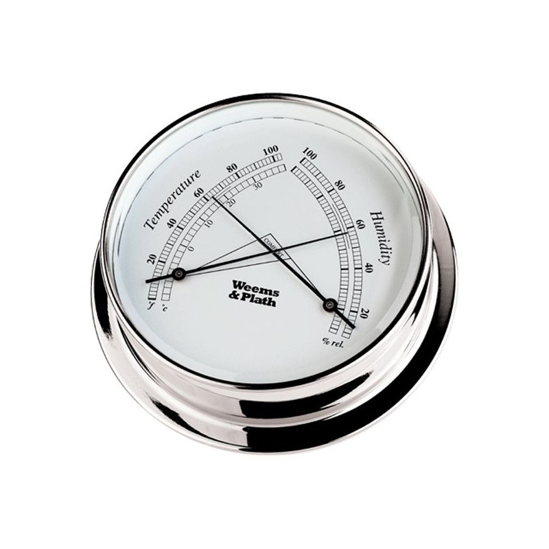Thermomètre et hygromètre Endurance 125 - 4" - chrome
