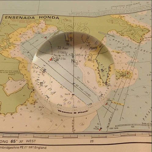 Loupe Professional magnifier à poser sur une carte