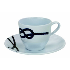 Pacific coffee mug and saucer