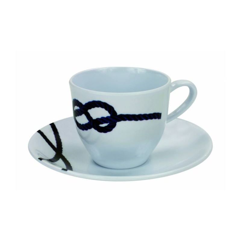 Pacific coffee mug and saucer