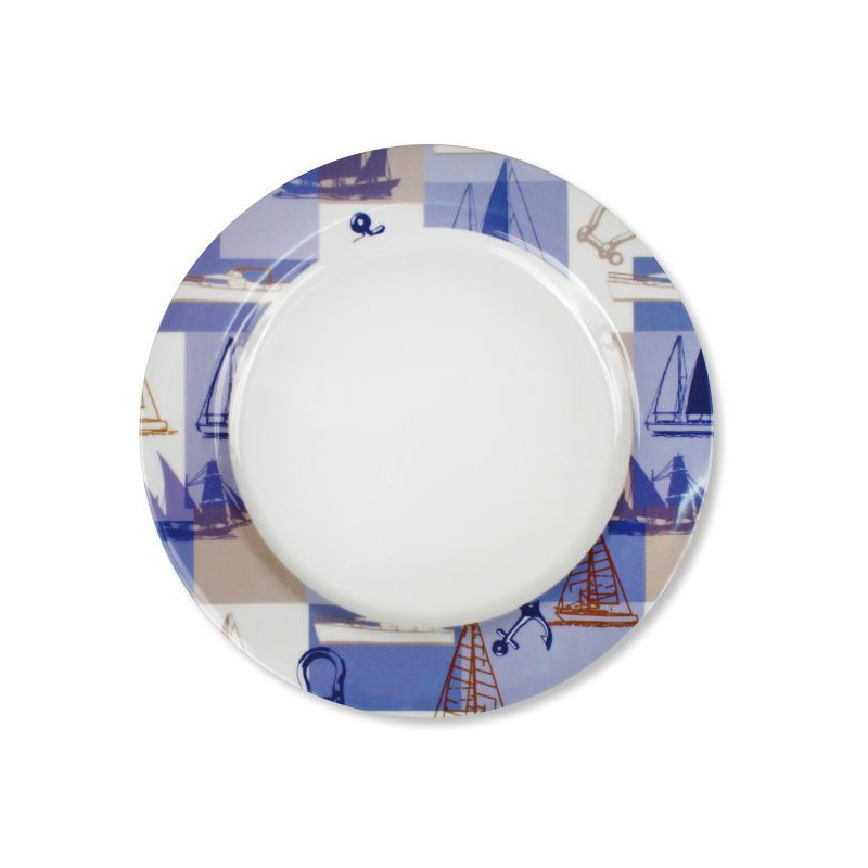 Assiette plate ronde Newport