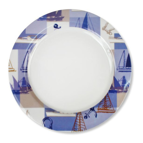 Newport round flat plate