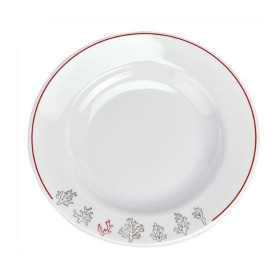 Assiette creuse ronde Coral Reef