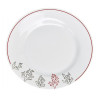 Assiette plate ronde Coral Reef