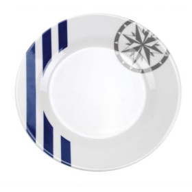 Marina round dessert plate