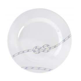 South Pacific round dessert plate