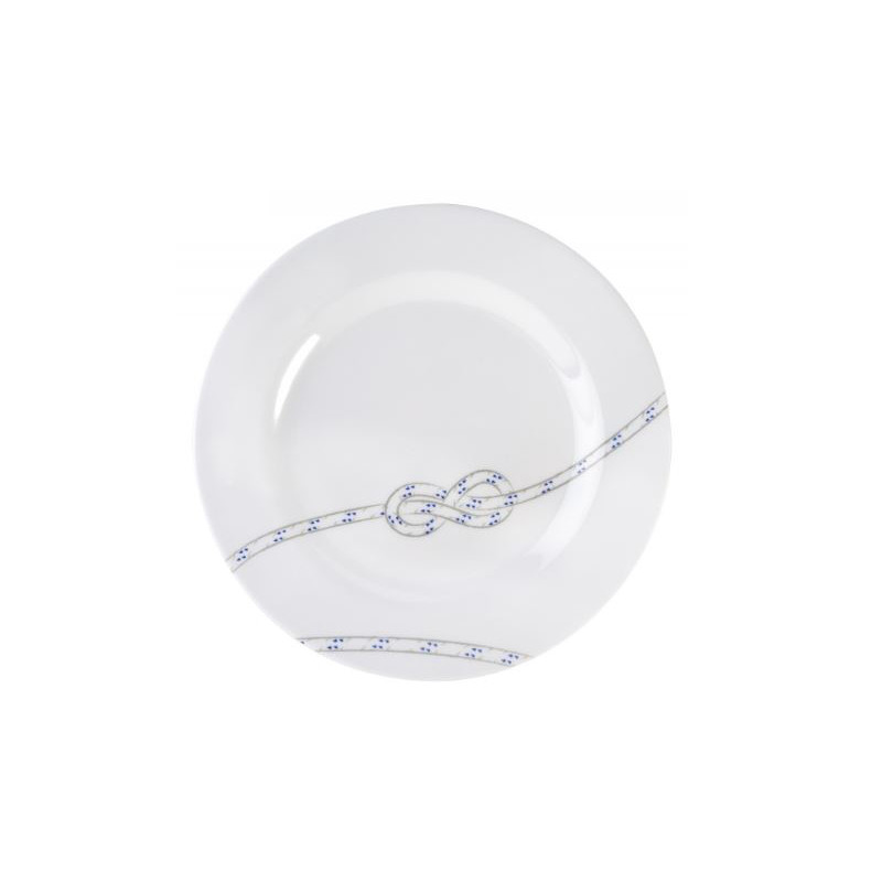 South Pacific round dessert plate