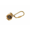 Key ring brass compass