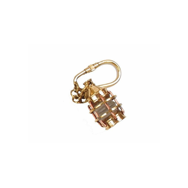 Keychain brass cargo lamp