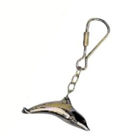 Porte-clés laiton dauphin