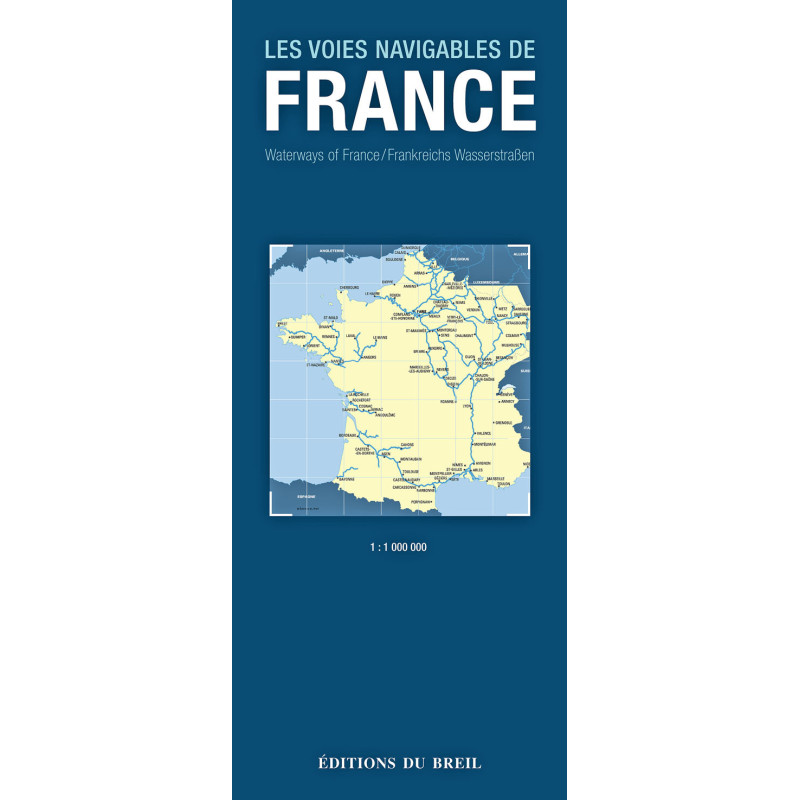 EDB - Map of the waterways of France