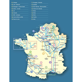 EDB - Map of the waterways of France