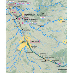 EDB - Carte des voies navigables de France