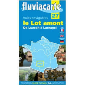 Fluviacarte n°27 - Le Lot amont - de Luzech à Larnagol