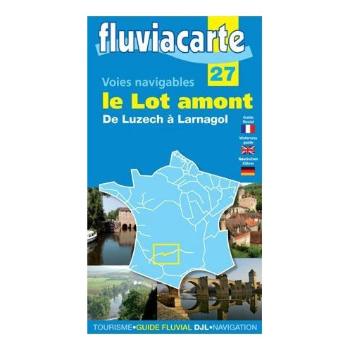 Fluviacarte n°27 - Le Lot amont - de Luzech à Larnagol