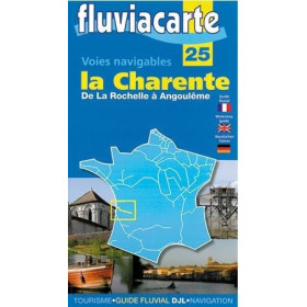 Fluviacarte n°25 - La Charente - de la Rochelle à Angoulême