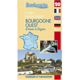 Fluviacarte n°20 - Bourgogne Ouest - d'Avon à Digoin