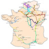 Fluviacarte n°19 - Bourgogne est - de Joigny à Chalon sur Saône