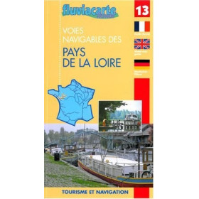 Fluviacarte n°13 - Pays de Loire, bassin de la Maine, la Loire et son estuaire, l'Erdre