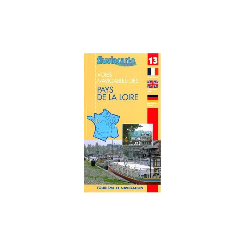Fluviacarte n°13 - Pays de Loire, bassin de la Maine, la Loire et son estuaire, l'Erdre