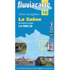 Fluviacarte n°10 - La Saône - de Corre à Lyon - la Seille