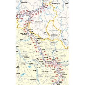 Fluviacarte n°9 - La Meuse et son canal, le canal des Vosges et la Sambre belge, de Maastricht à Corre et de Namur à Jeumont