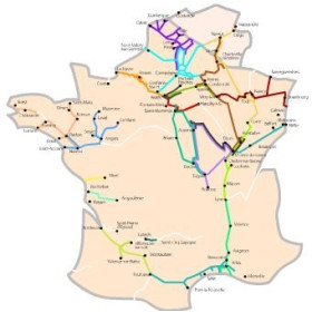 Fluviacarte n°4 - Canal du Midi, Camargue - de Toulouse à la Méditerranée