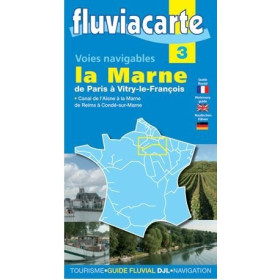 Fluviacarte n°3 - La Marne - De Paris à Vitry le François