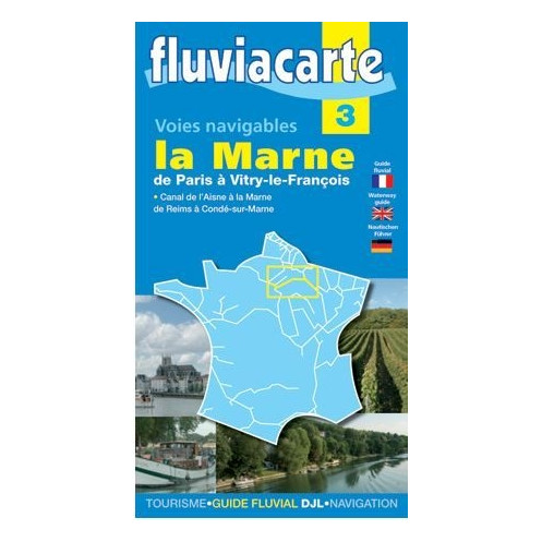 Fluviacarte n°3 - La Marne - De Paris à Vitry le François