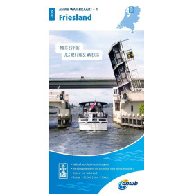 ANWB - Waterkaart 1 - Friesland