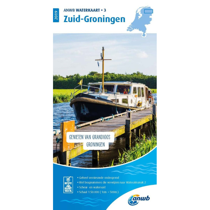ANWB - Waterkaart 3 - Zuid-Groningen