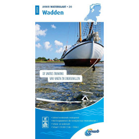 ANWB - Waterkaart 20 - Wadden