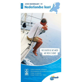 ANWB - Waterkaart 19 - Nederlandse kust