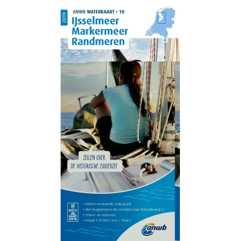 ANWB - Waterkaart 18 - IJsselmeer-Markermeer/Randmeren