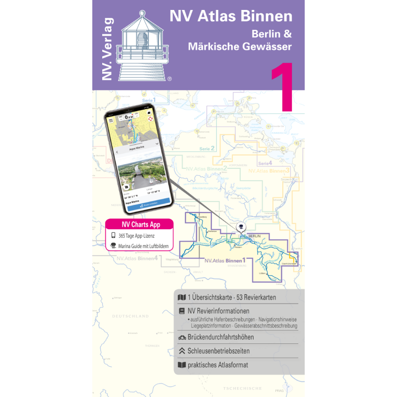 NV Charts - NV Binnen 1 - Berlin & Märkische Gewässer