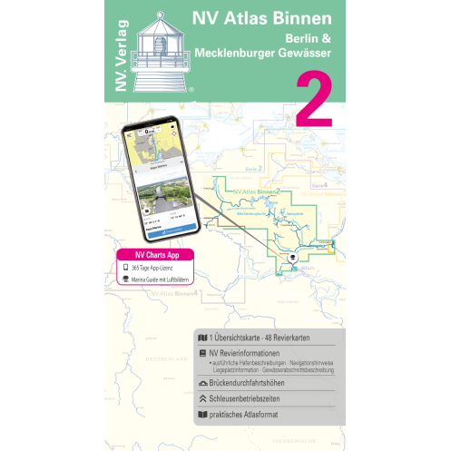 NV Charts - NV Binnen 2 - Berlin & Mecklenburger Gewässer NV Charts - NV Binnen 2 - Berlin & Mecklenburger Gewässer