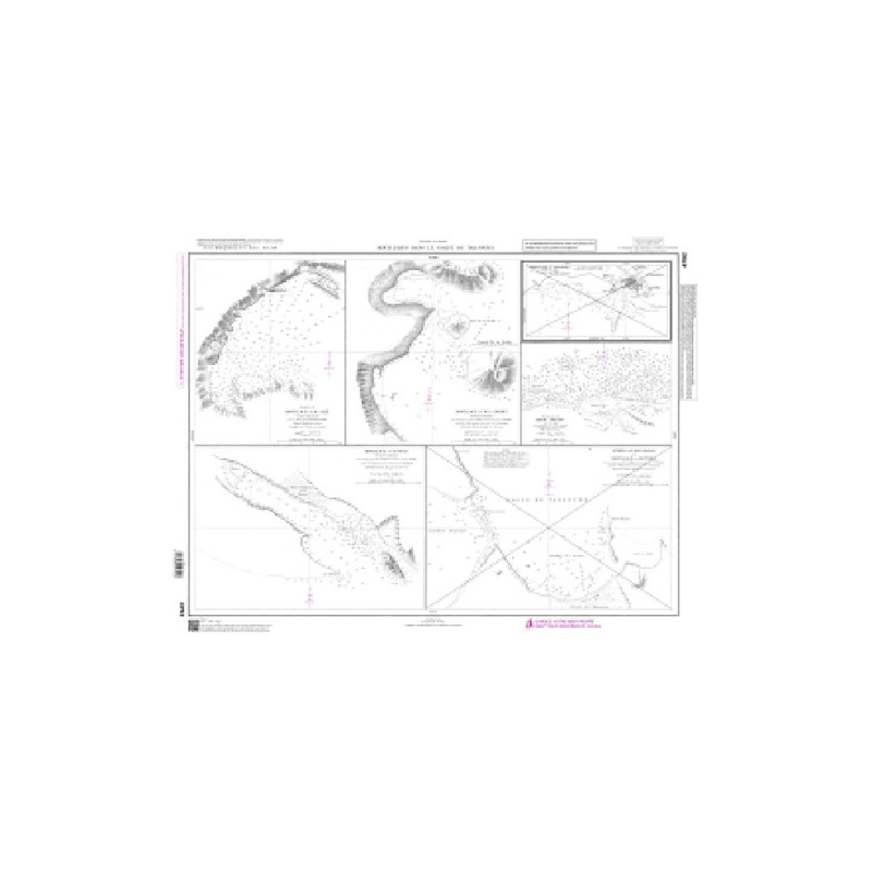 Shom C - 4792 - Mouillages dans le Golfe de Tadjoura