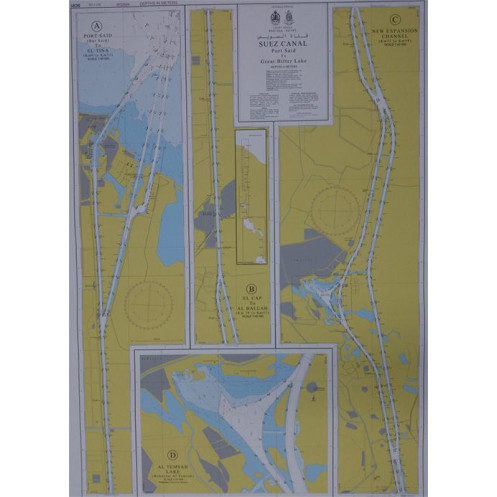 ENHD - SC01 - Suez Canal Chart - Port Said to Great Bitter Lake