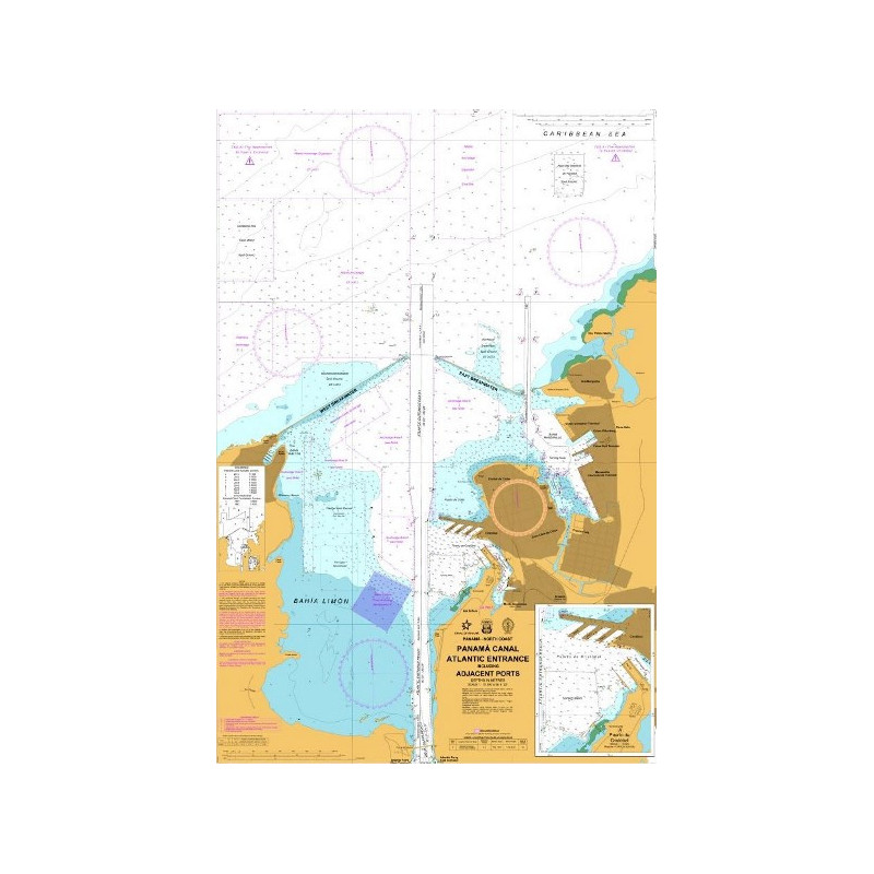 Admiralty - CP0001 - Panama Canal, Atlantic Entrance including Adjacent Ports