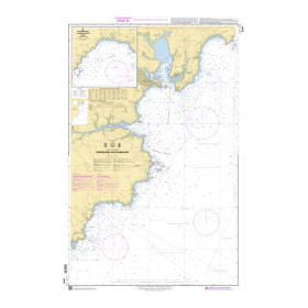 Shom C - 6747 - INT 1719 - (fac-similé de la carte GB 154) - Approches de Falmouth