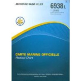 Carte marine Shom L - 6938L - (fac-similé de la carte GB 1137) - Abords de Saint Hélier