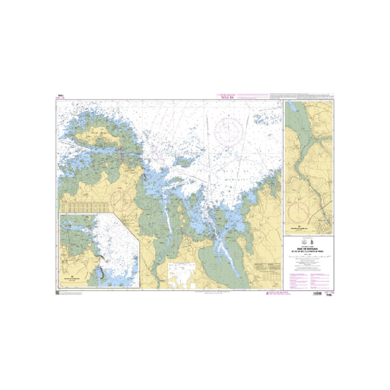 Shom C - 7095 - Baie de Morlaix - De l'île de Batz à la Pointe de Primel